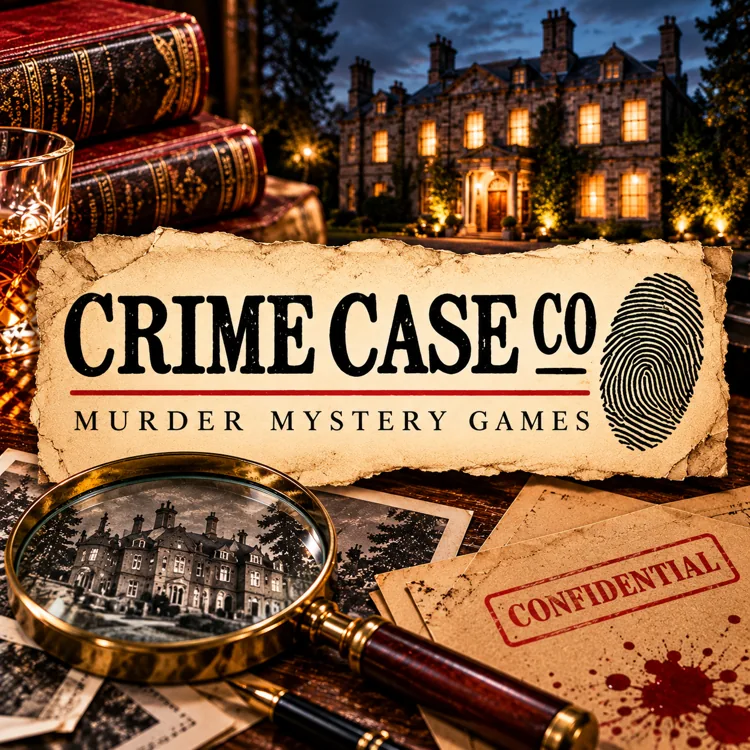 Crime Case Co. vintage detective artwork